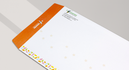 체크무늬레쟈크 대봉투