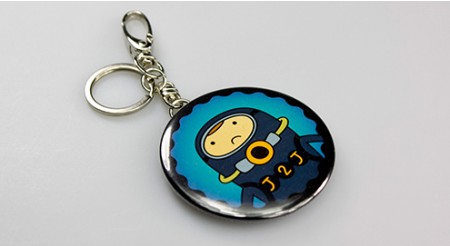 열쇠고리형 뱃지